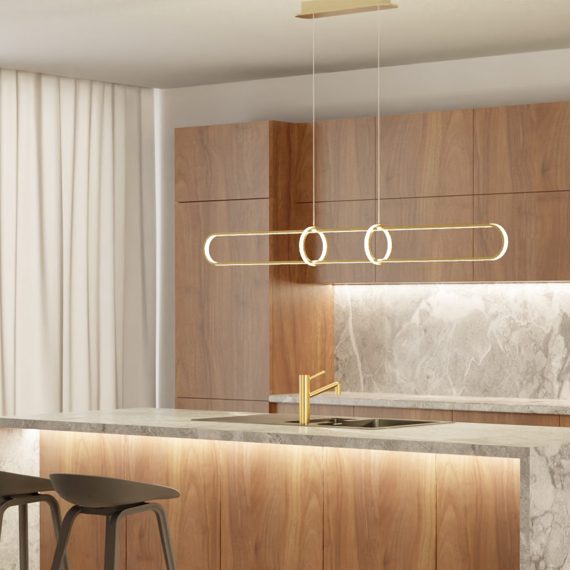 Verlicht je keuken met opvallende lampen – Statementverlichting in de keuken